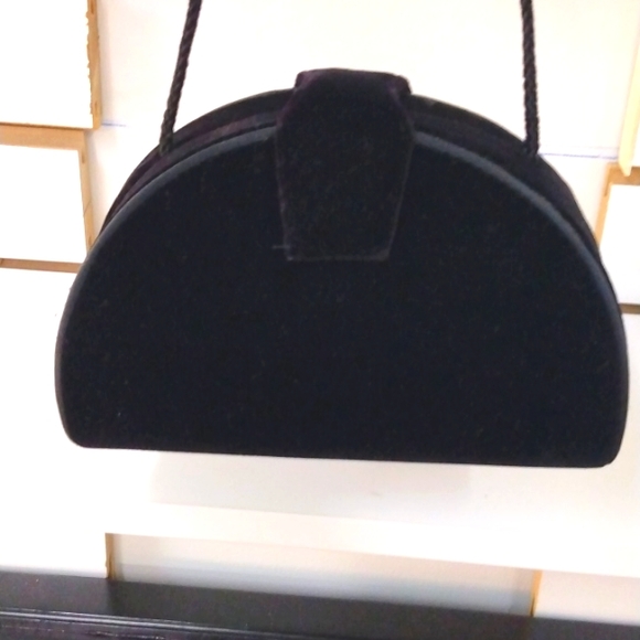 Magid Vintage Velvet Evening Bag Purse Crossbody Small - Picture 1 of 10